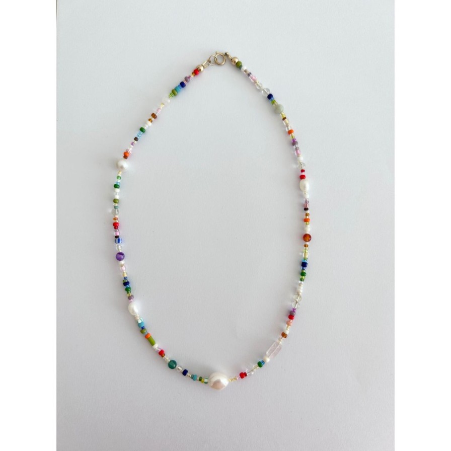 Women Epona Jewellery | Epona Studios Rainbow Gemstone Necklace