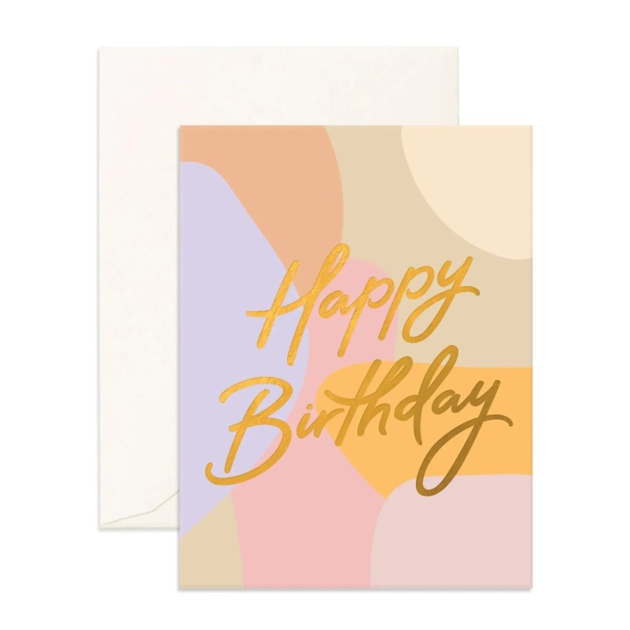 Home & Gift. Fox & Fallow Cards & Stationary | Fox & Fallow Happy Birthday Paint Greeting Card