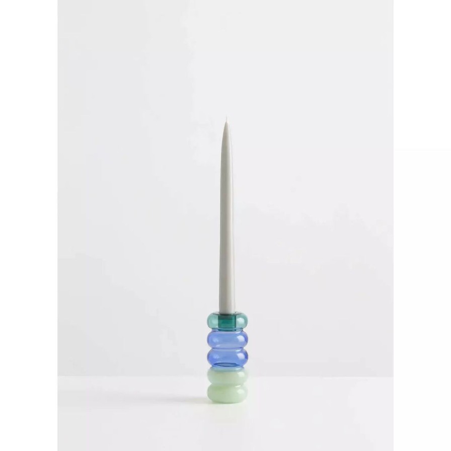 Home & Gift. Maison Balzac Tableware & Glassware | Maison Balzac Grande Pauline Candle Holder - Teal/Azure/Mint