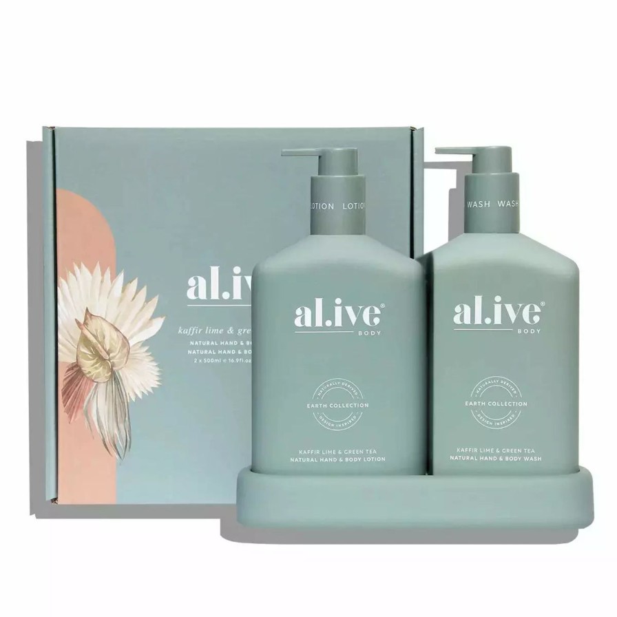 Home & Gift. Al.ive Body Skincare | Al.Ive Body Duo Kaffir Lime & Green Tea