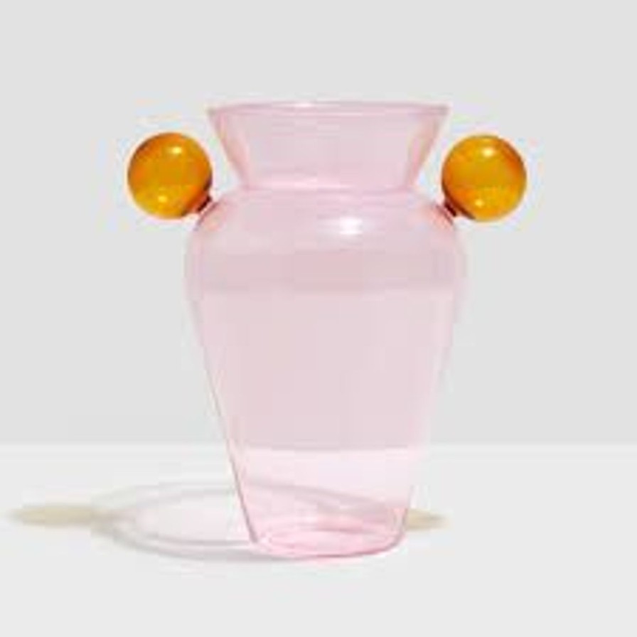 Home & Gift. FAZEEK Tableware & Glassware | Fazeek Geo Urn - Pink + Amber