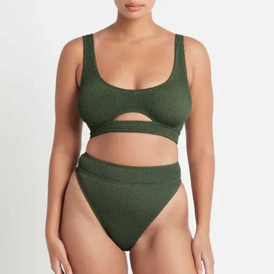 Women Bond-Eye Swim Swimwear | Bond- Eye Swim Sasha Crop - Khaki