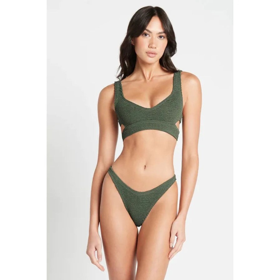 Women Bond-Eye Swim Swimwear | Bond- Eye Swim Sasha Crop - Khaki