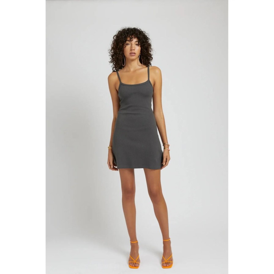 Women Summi Summi Dresses | Summi Summia Line Dress - Charcoal