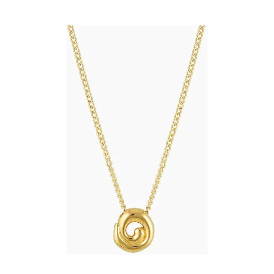 Women Slani Jewellery | Slani Spiralea Charm Necklace 18"