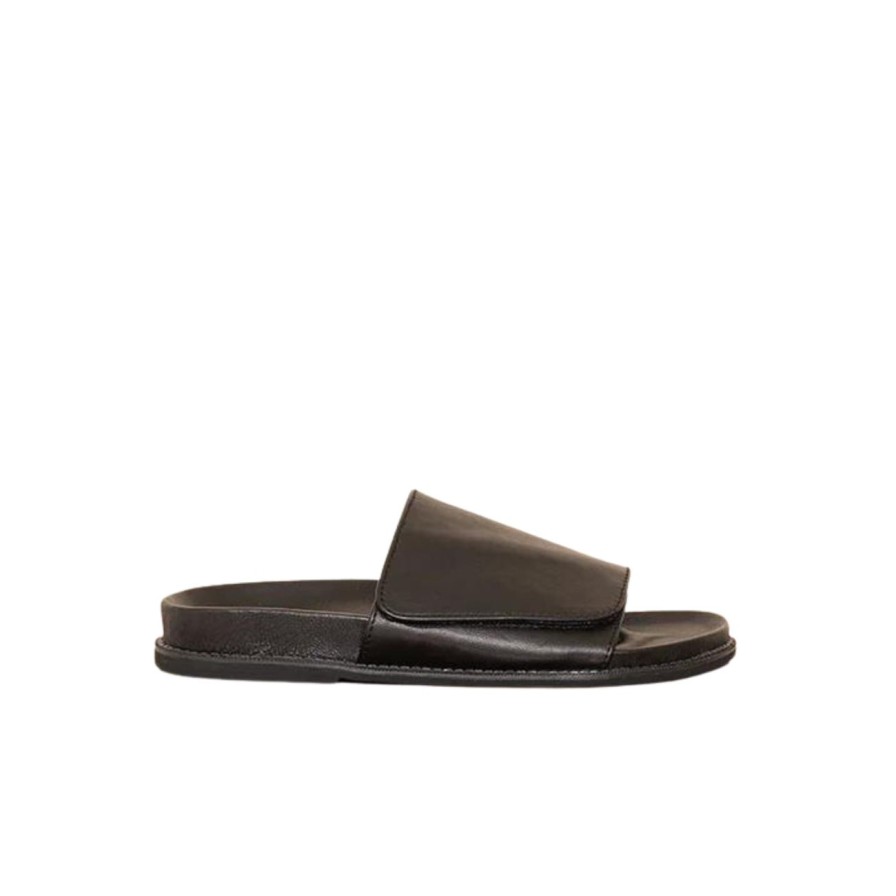 Women James Smith Footwear | James Smith Pavia Slide - Black