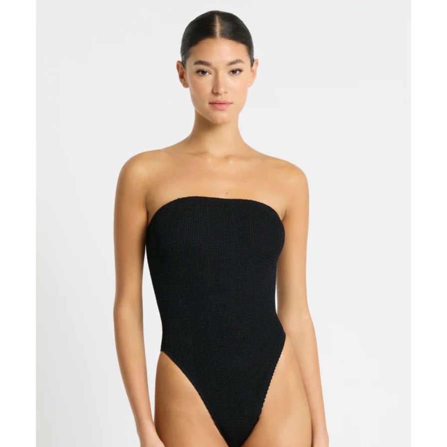 Women Bond-Eye Swim Swimwear | Bond-Eye Fane One Piece - Black Eco