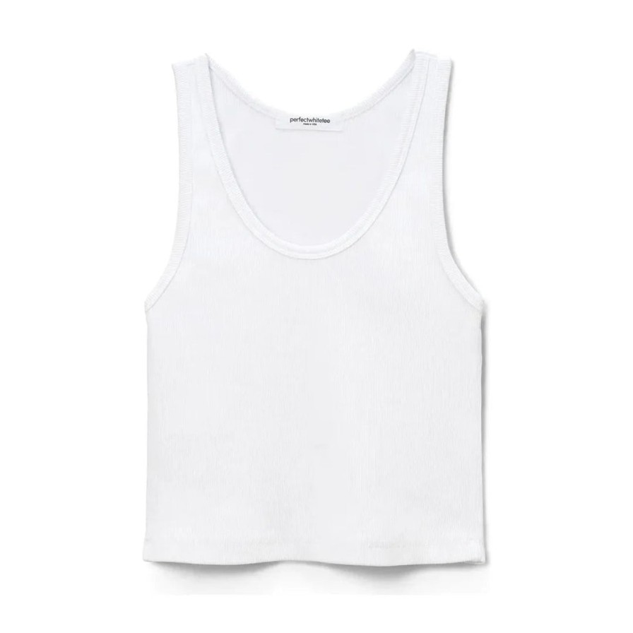 Women Perfect White Tee Basics | Perfect White Tee - Blondie Tank