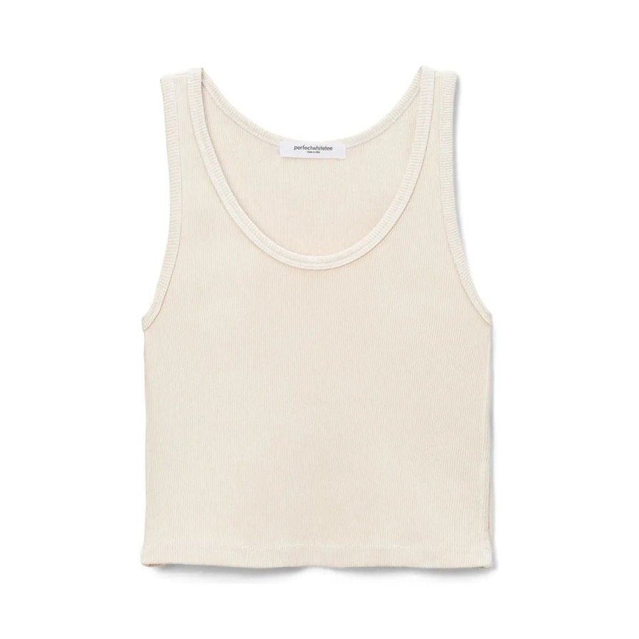 Women Perfect White Tee Basics | Perfect White Tee - Blondie Tank