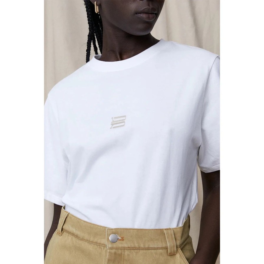 Women BLANCA Tops | Blanca Boyfriend Graphic Tee - White