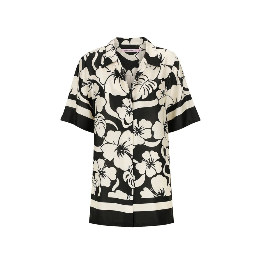 Women Hansen & Gretel Tops | Hansen & Gretel Aster Shirt - Tropical Ink