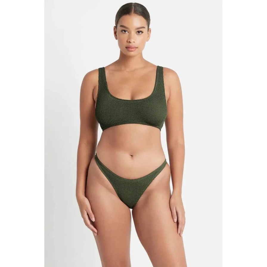 Women Bond-Eye Swim Swimwear | Bond-Eye Swim Scene Brief - Khaki