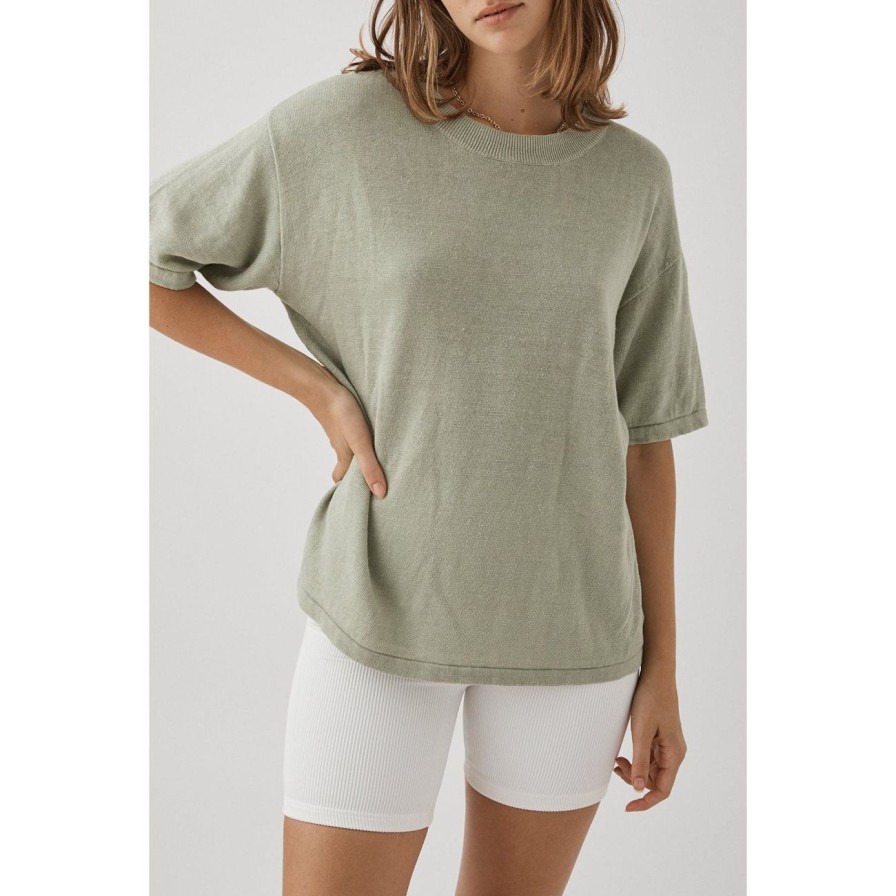 Women Arcaa Movement Tops | Arcaa Hugo Tshirt - Sage