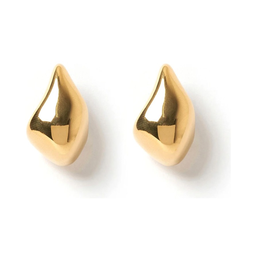 Women Arms of Eve Jewellery | Arms Of Eve Delphine Gold Earrings