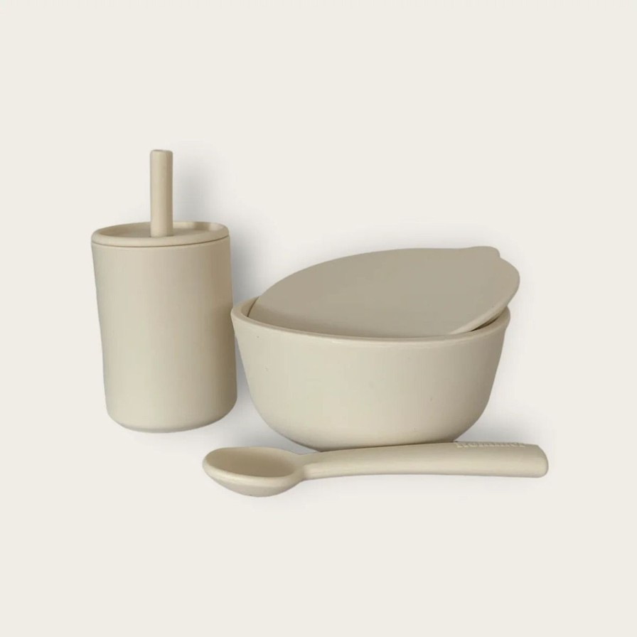 Little Ones. Rommer Accessories | Rommer Dinner Set - Creme