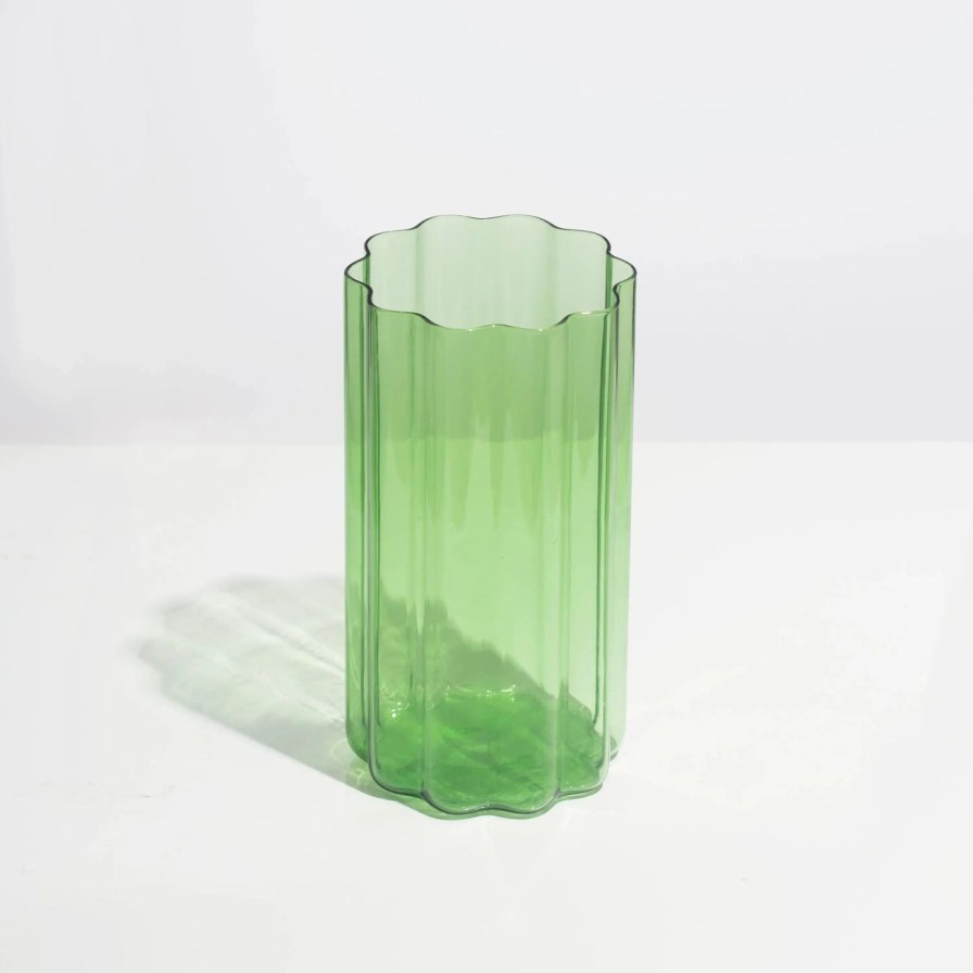 Home & Gift. FAZEEK Tableware & Glassware | Fazeek Wave Vase - Green