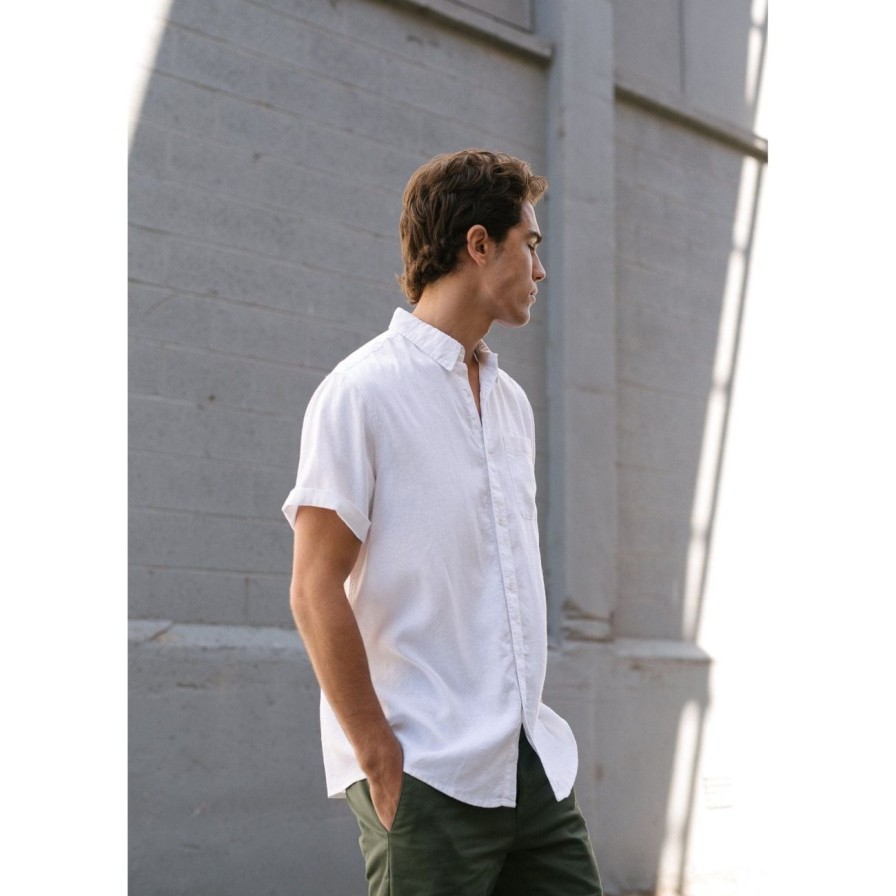 Man. Hemp Clothing Australia | Hemp Clothing Australia Newtown Short Sleeve Shirt