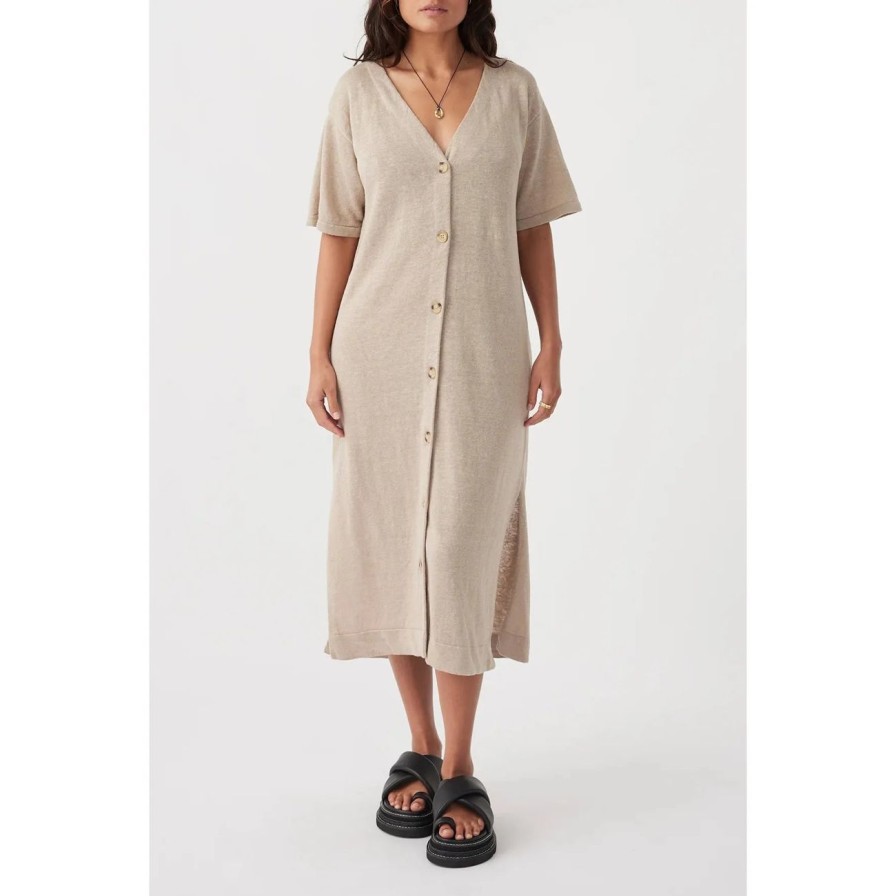 Women Arcaa Movement Dresses | Arcca Julia Midi Dress - Taupe