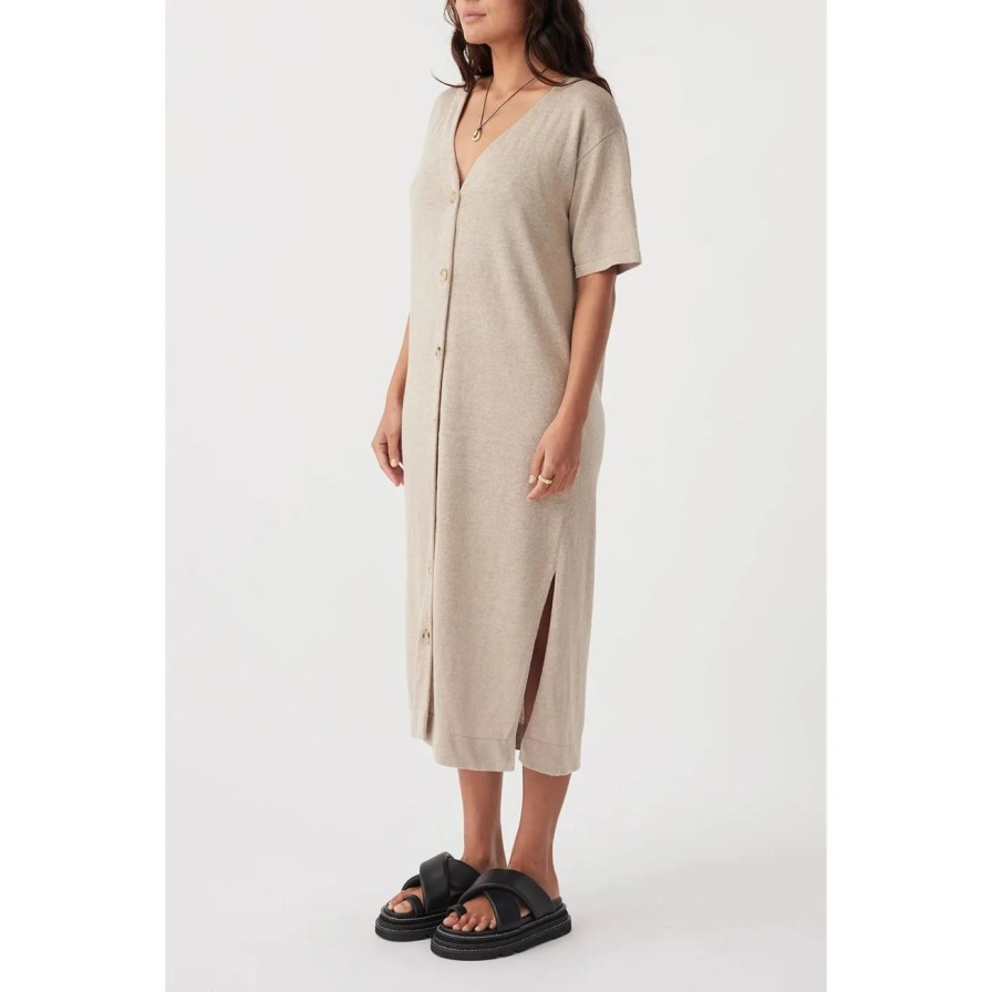 Women Arcaa Movement Dresses | Arcca Julia Midi Dress - Taupe