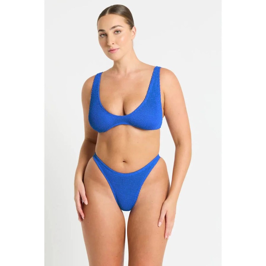 Women Bond-Eye Swim Swimwear | Bond-Eye Scout Crop Eco - Cobalt