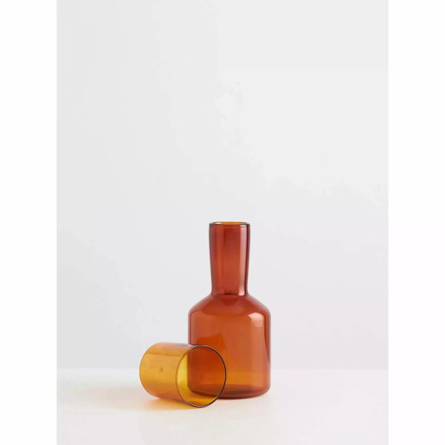 Home & Gift. Maison Balzac Tableware & Glassware | Maison Balzac J'Ai Soif Carafe - Amber