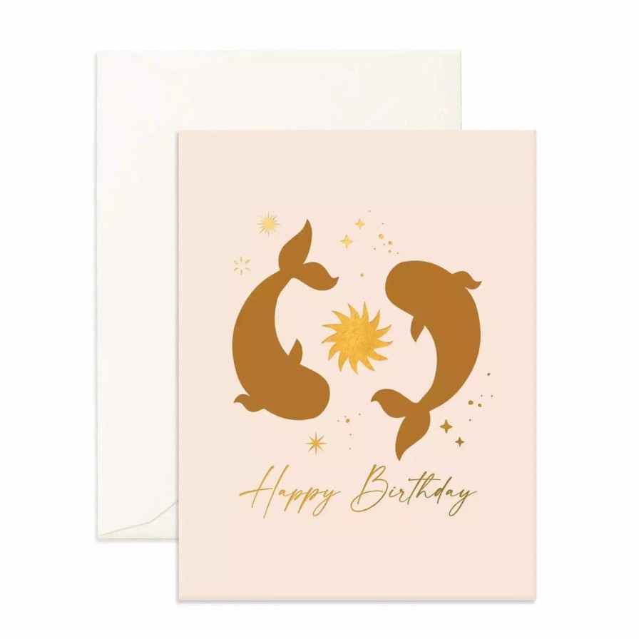 Home & Gift. Fox & Fallow Cards & Stationary | Fox & Fallow Pisces Birthday Greeting Card