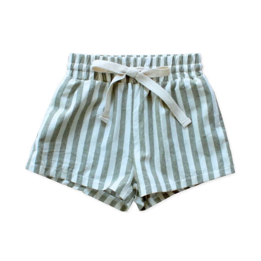 Little Ones. Sonny Label Clothing | Sonny Label Stripe Shorts - Olive