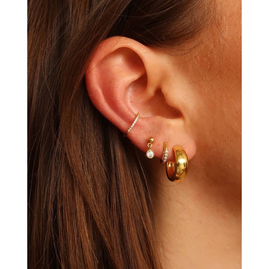 Women Slani Jewellery | Slani Celin Charm Studs