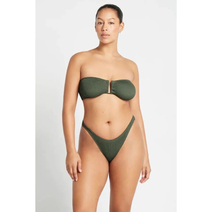 Women Bond-Eye Swim Swimwear | Bond-Eye Swim Blake Bandeau - Khaki