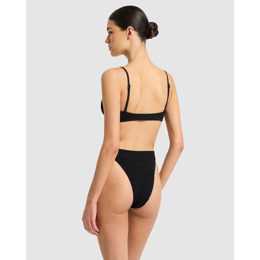 Women Bond-Eye Swim Swimwear | Bond-Eye Savannah Brief - Black Eco