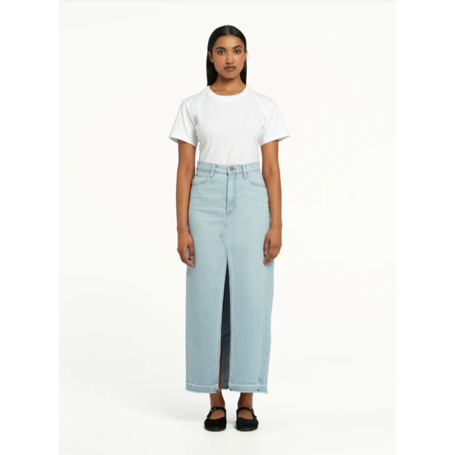 Women Nobody Denim Basics | Nobody Denim Roxanne Skirt - Soft Sky