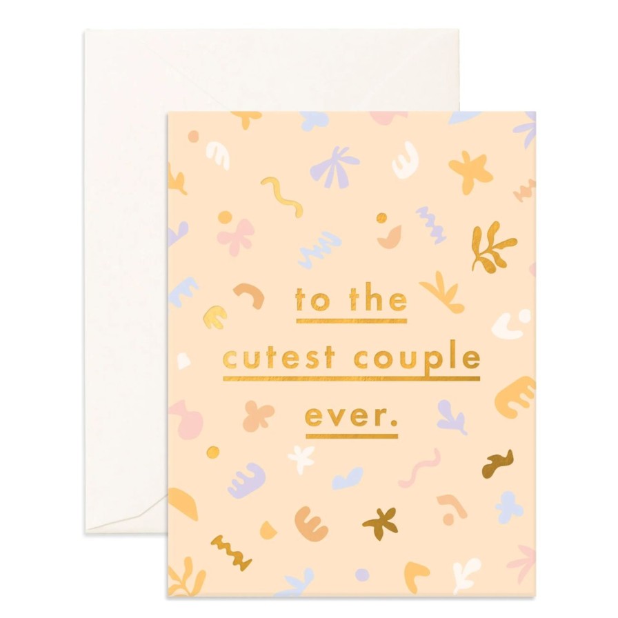 Home & Gift. Fox & Fallow Cards & Stationary | Fox & Fallow Cutest Couple Fresco Greeting Card