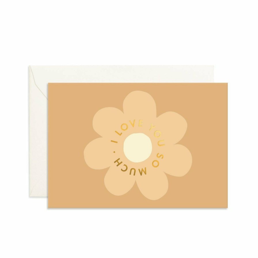 Home & Gift. Fox & Fallow Cards & Stationary | Fox & Fallow Love You Flower Mini Card