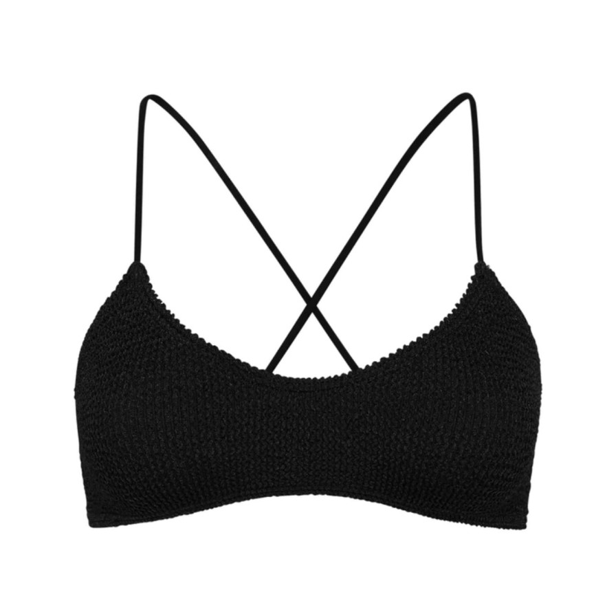 Women Bond-Eye Swim Swimwear | Bond-Eye Swim Selena Crop - Black Eco