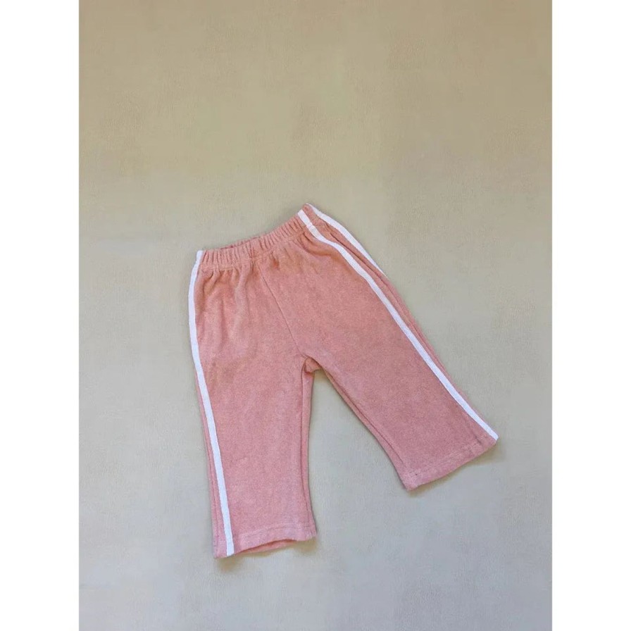 Little Ones. Tiny Trove Clothing | Tiny Trove Tilly Racer Pants - Blush