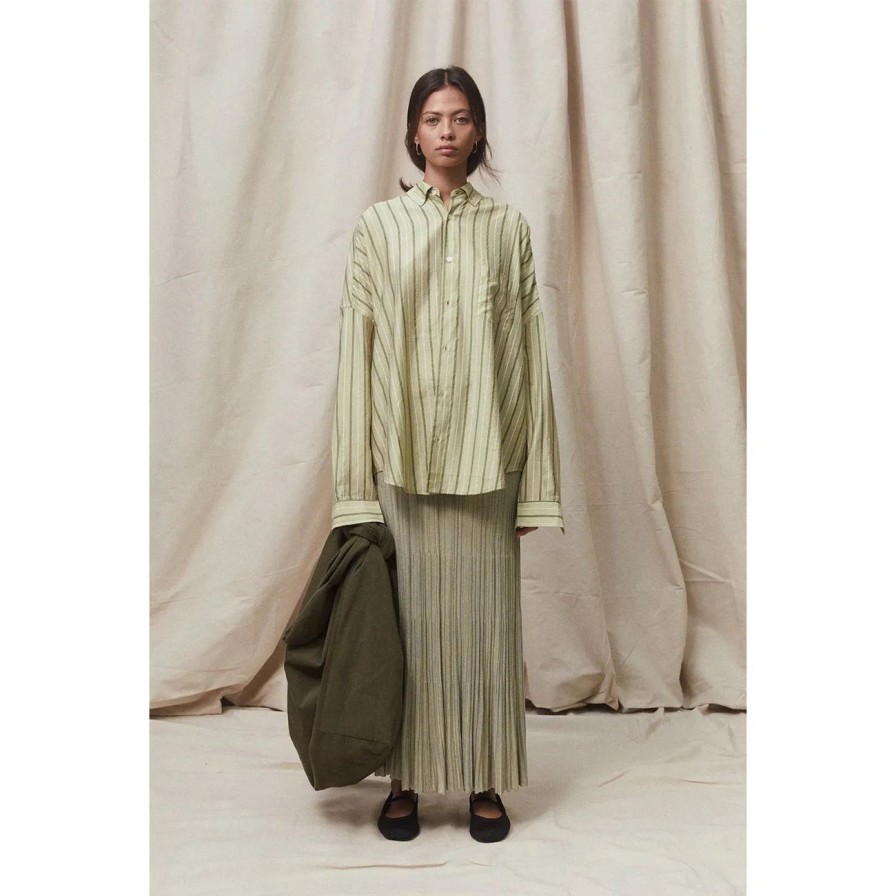 Women BLANCA Tops | Blanca Meliore Shirt - Sage