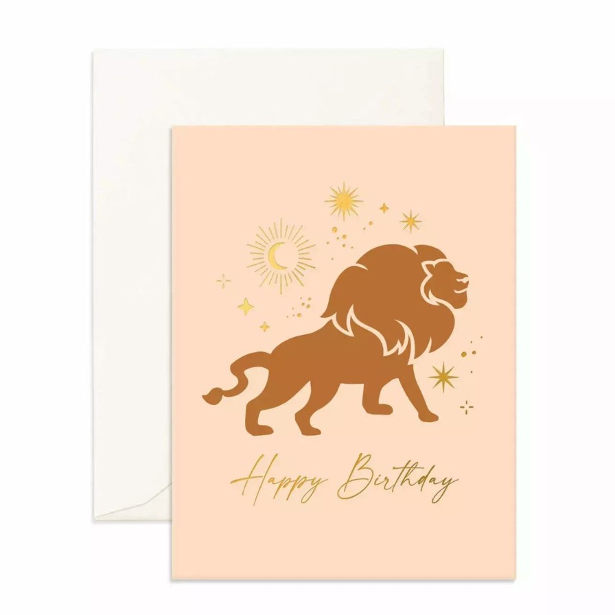 Home & Gift. Fox & Fallow Cards & Stationary | Fox & Fallow Leo Birthday Greeting Card