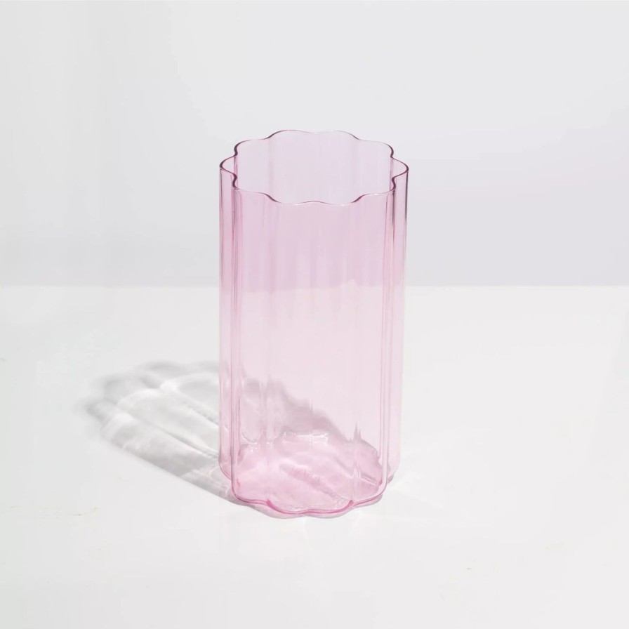 Home & Gift. FAZEEK Tableware & Glassware | Fazeek Wave Vase - Pink