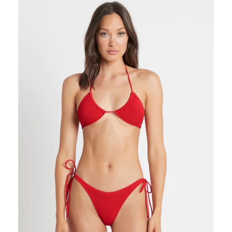 Women Bond-Eye Swim Swimwear | Bond-Eye Swim Sofie Triangle - Baywatch Red