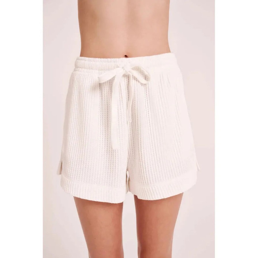 Women Nude Lucy Bottoms | Nude Lucy Rani Waffle Short - Salt