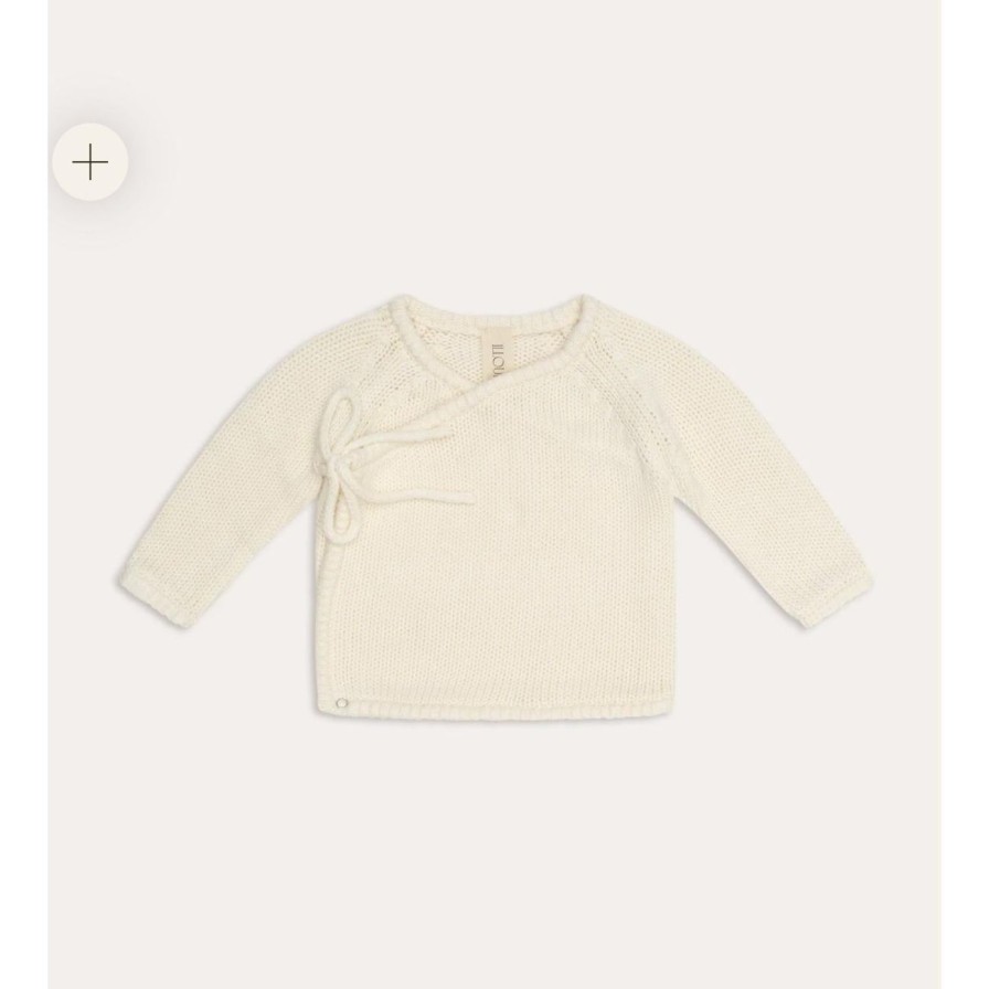 Little Ones. Illoura The Label Clothing | Illourathe Label Poet Jumper - Vanilla