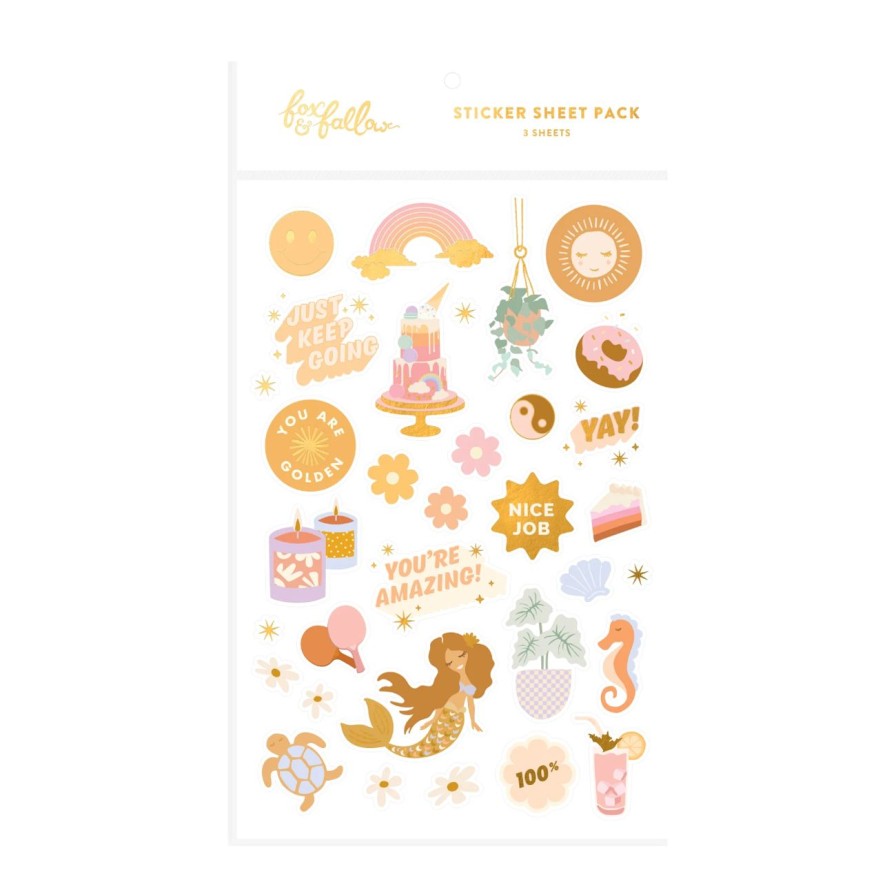 Home & Gift. Fox & Fallow Cards & Stationary | Fox & Fallow Empower Sticker Pack