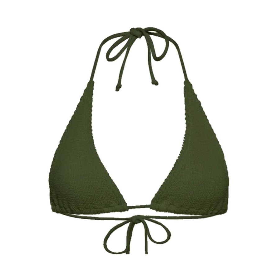 Women Bond-Eye Swim Swimwear | Bond-Eye Swim Sofie Triangle - Khaki Eco