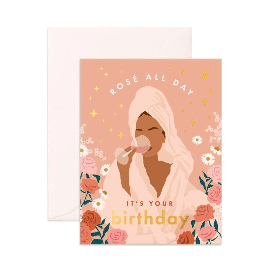 Home & Gift. Fox & Fallow Cards & Stationary | Fox & Fallow Rose All Day Greeting Card