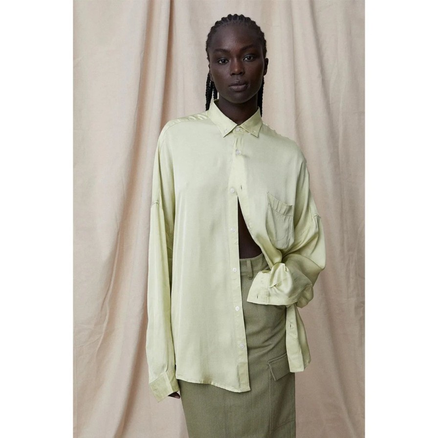 Women BLANCA Tops | Blanca Gioia Shirt - Sage