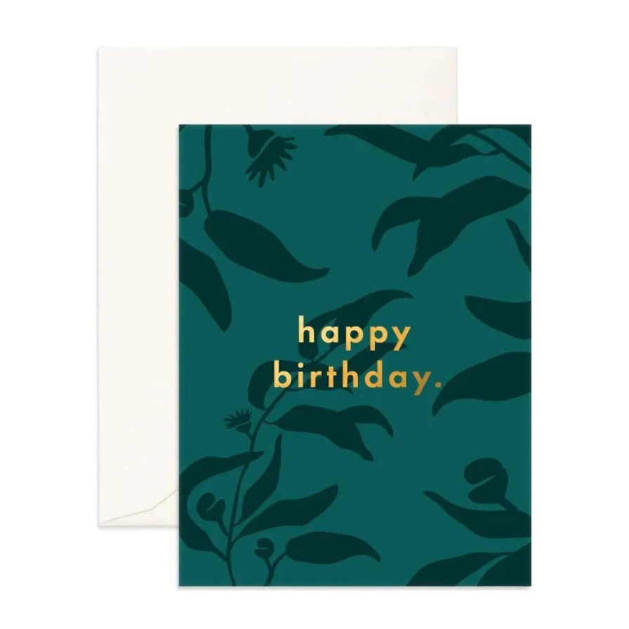 Home & Gift. Fox & Fallow Cards & Stationary | Fox & Fallow Happy Birthday Eucalypt Greeting Card