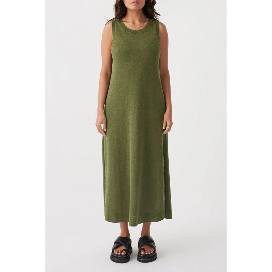 Women Arcaa Movement Dresses | Arcca Brie Long Dress - Caper