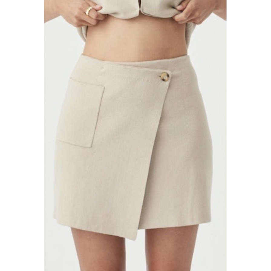 Women Arcaa Movement Bottoms | Arcaa Ria Skirt - Taupe