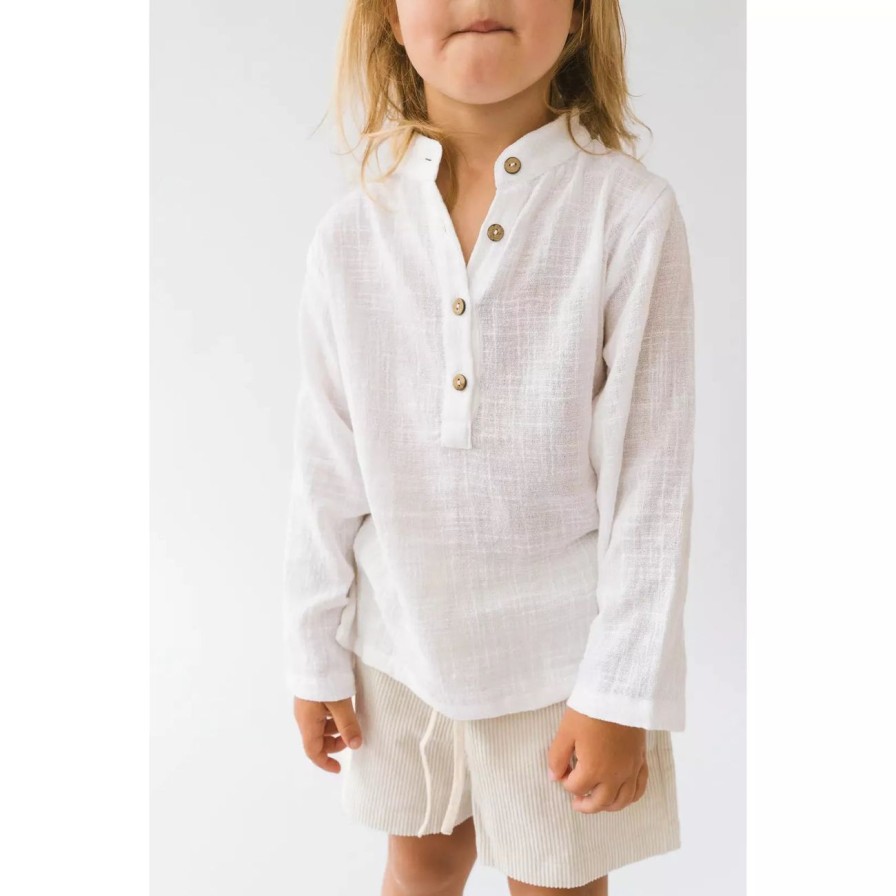 Little Ones. Illoura The Label Clothing | Illoura The Label Cove Shirt - Off White