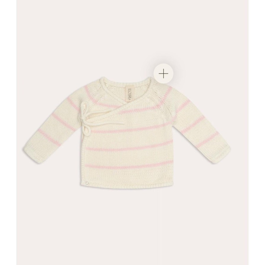 Little Ones. Illoura The Label Clothing | Illoura The Label Poet Jumper - Pink Stripe